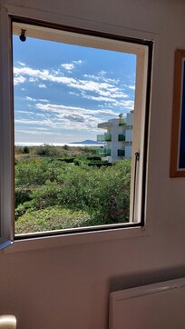 Vue de l'intérieur de l'appartement