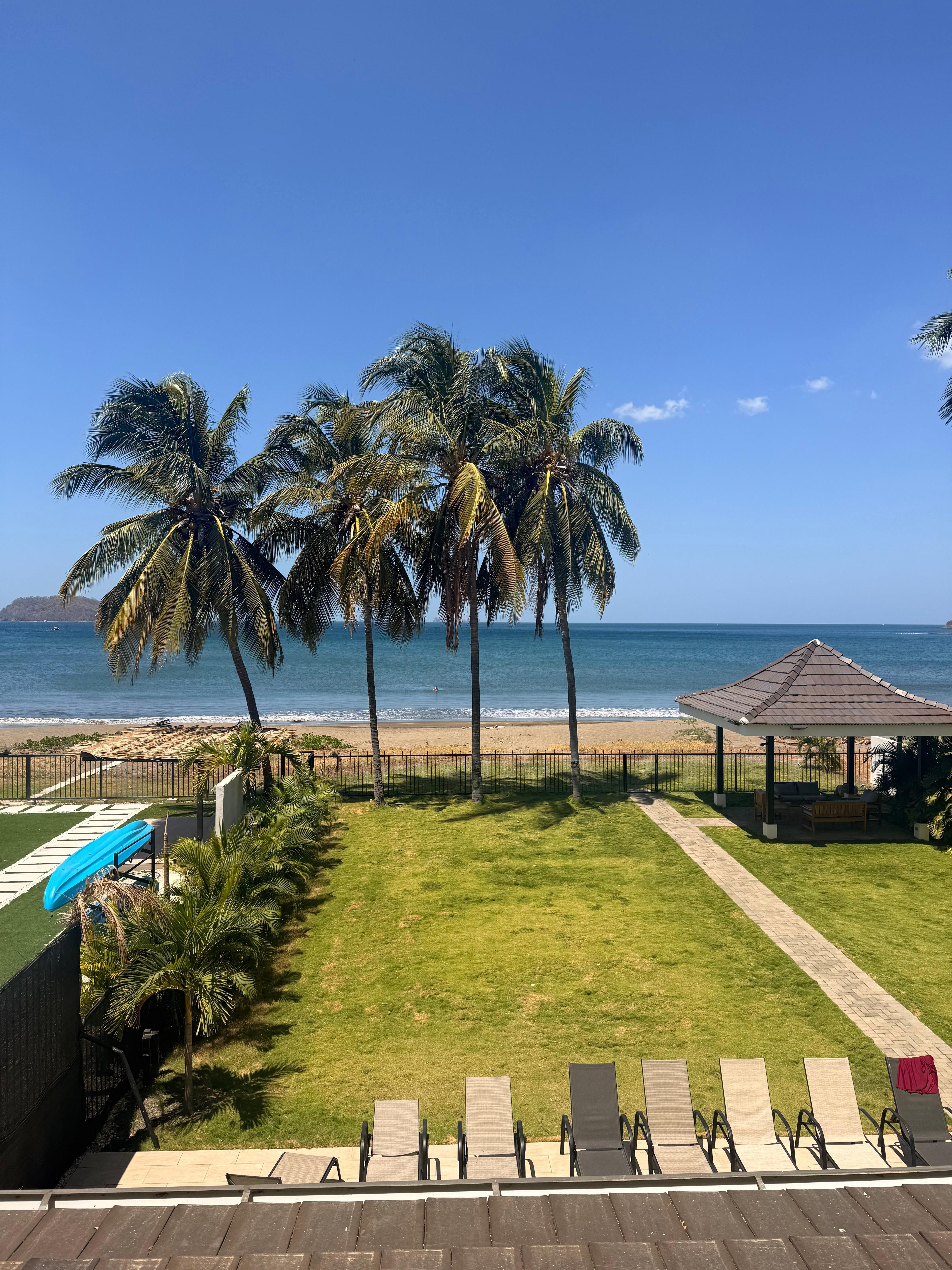 View from our balcony 