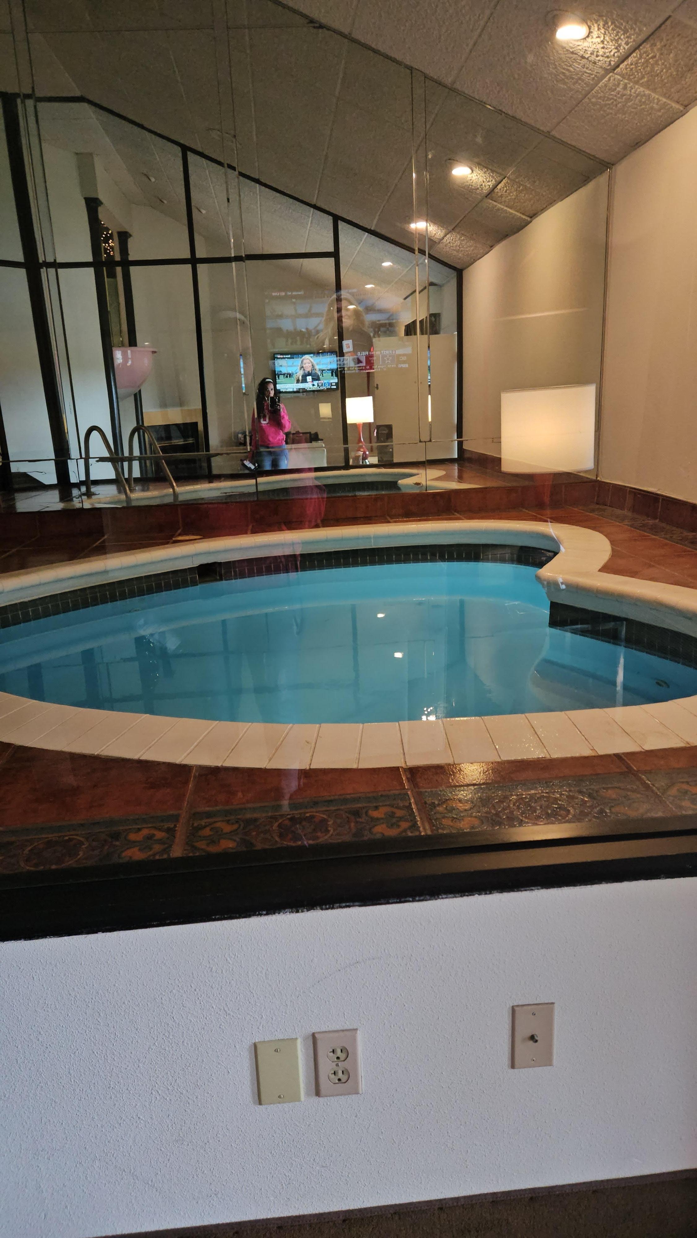 Heart shaped pool