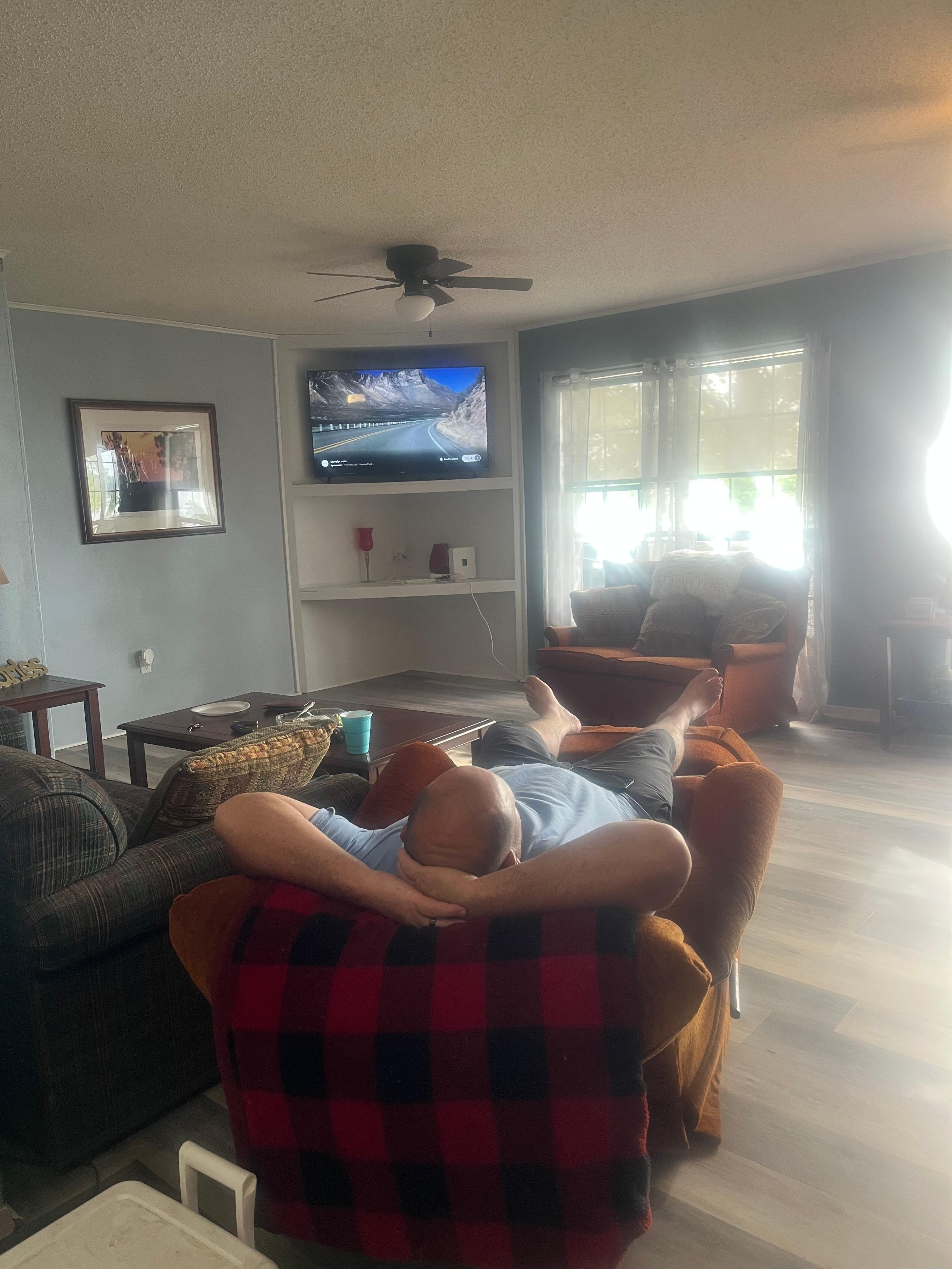 Loved the vintage furniture! Was so comfortable 