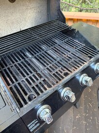 Dirty and rusted BBQ