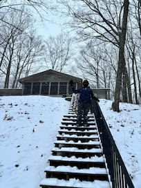 View of the house down from the dock
