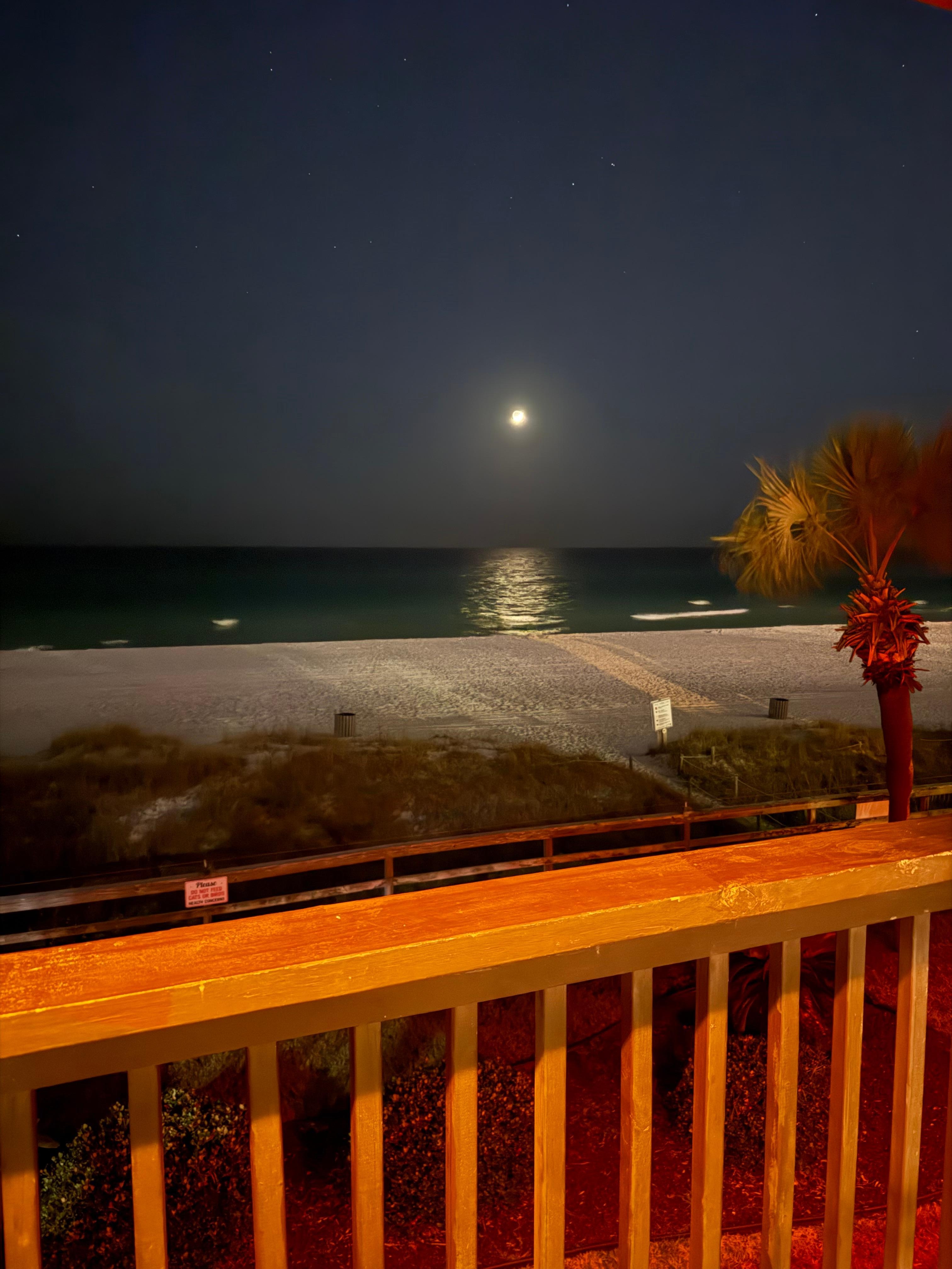 Night view from the home balcony