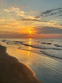 Beach sunrise.