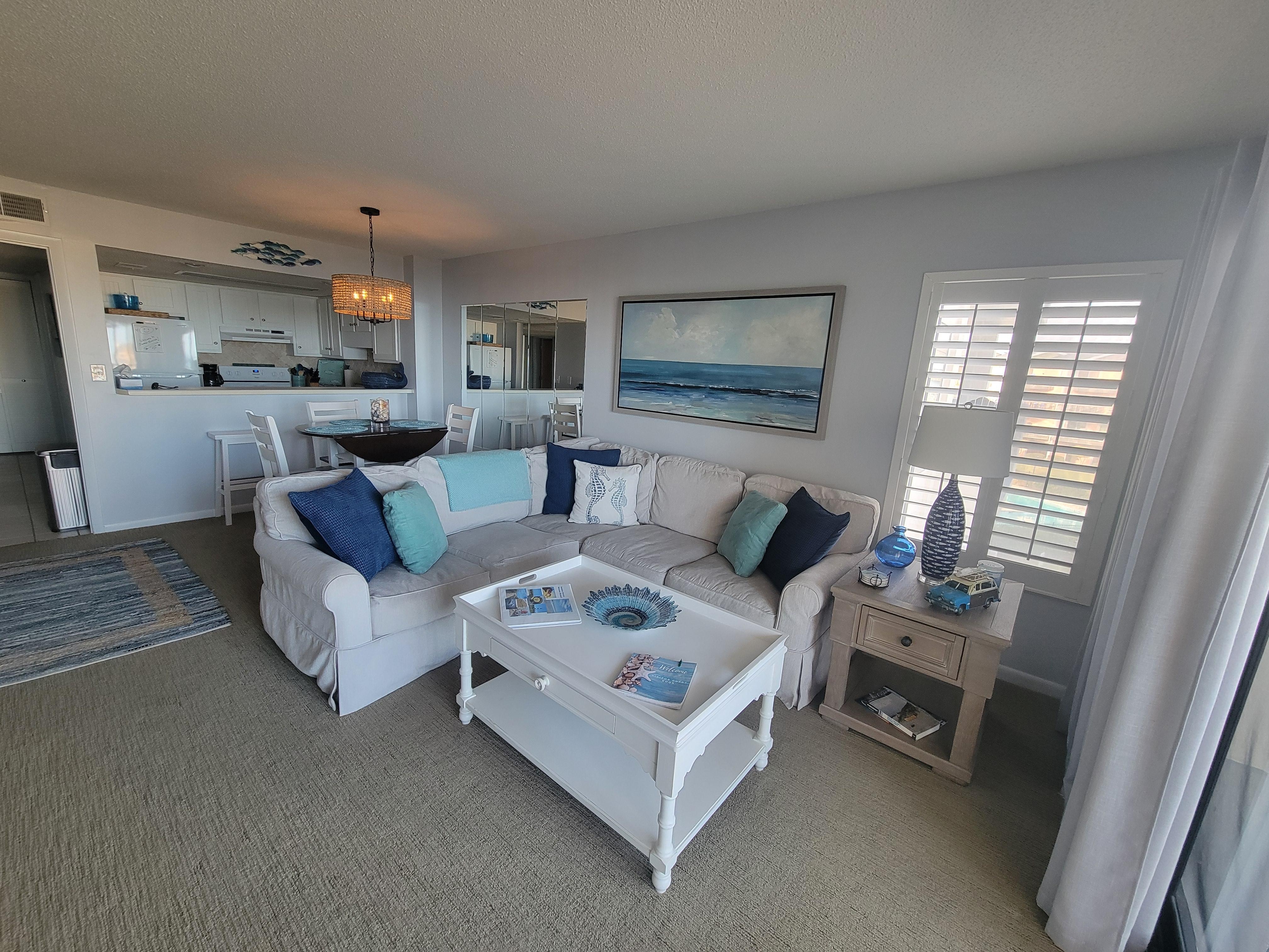 Beautiful, beachy condo.