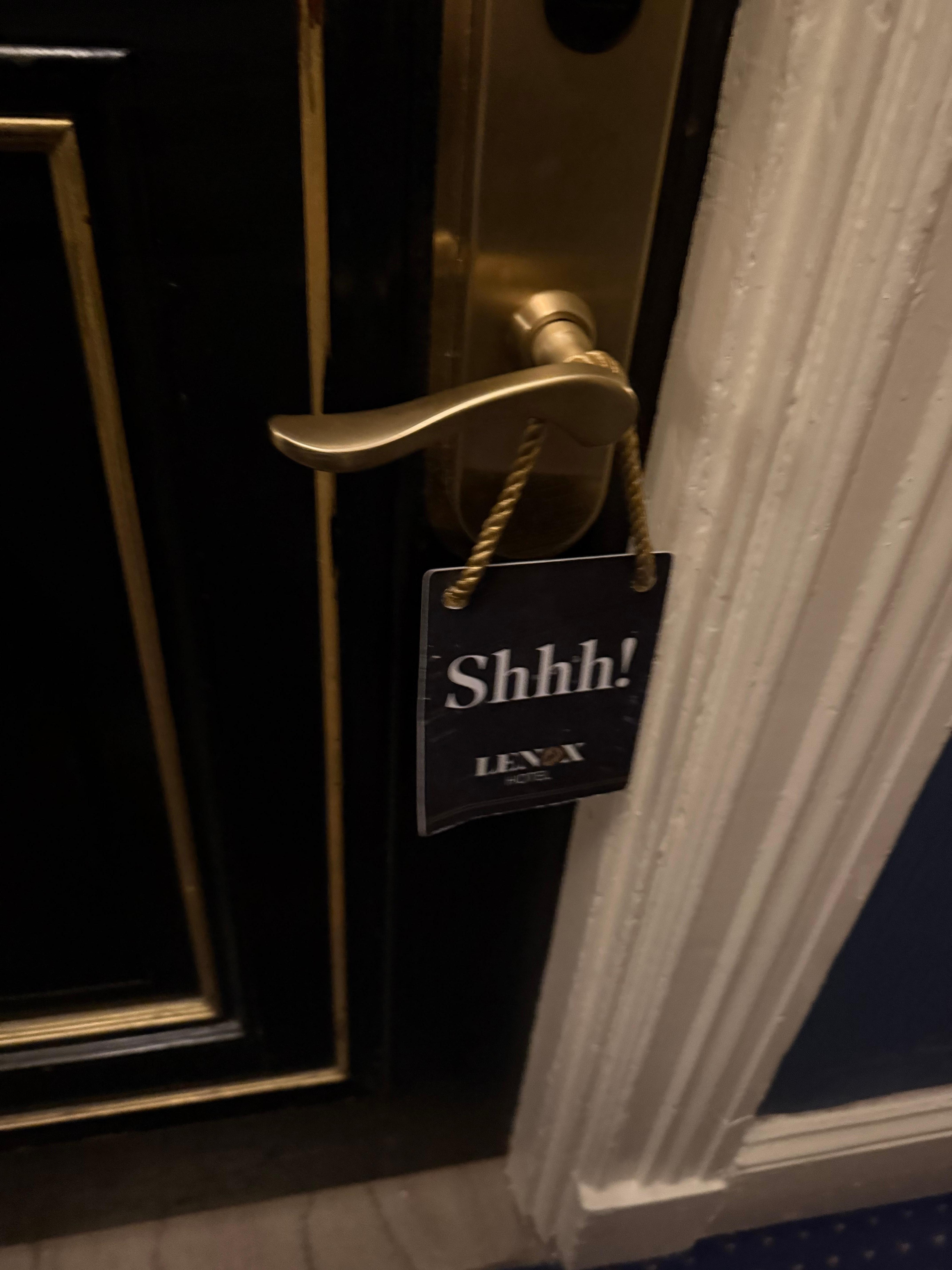 Hotel has a classy feel