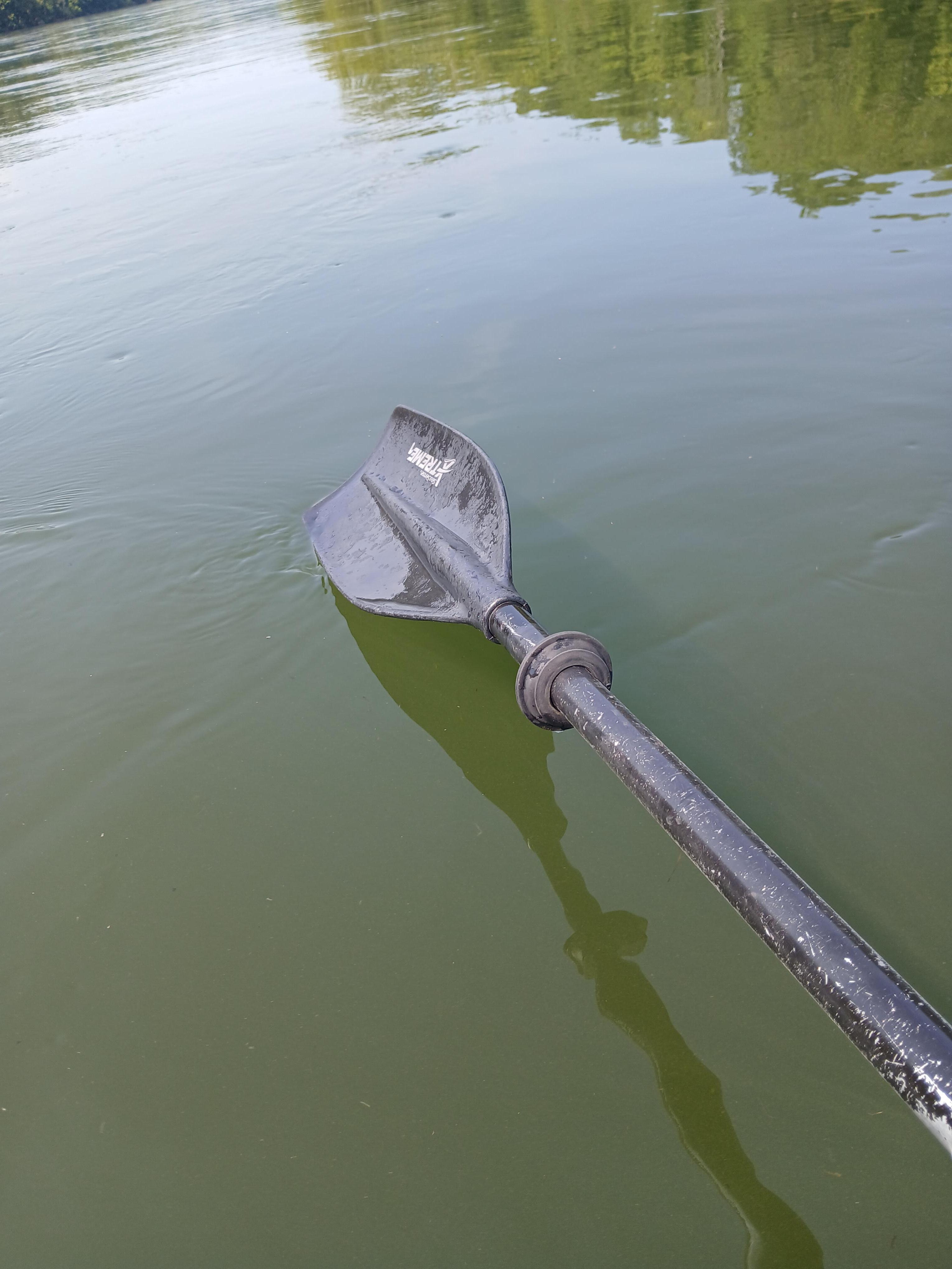 My paddle on White River.