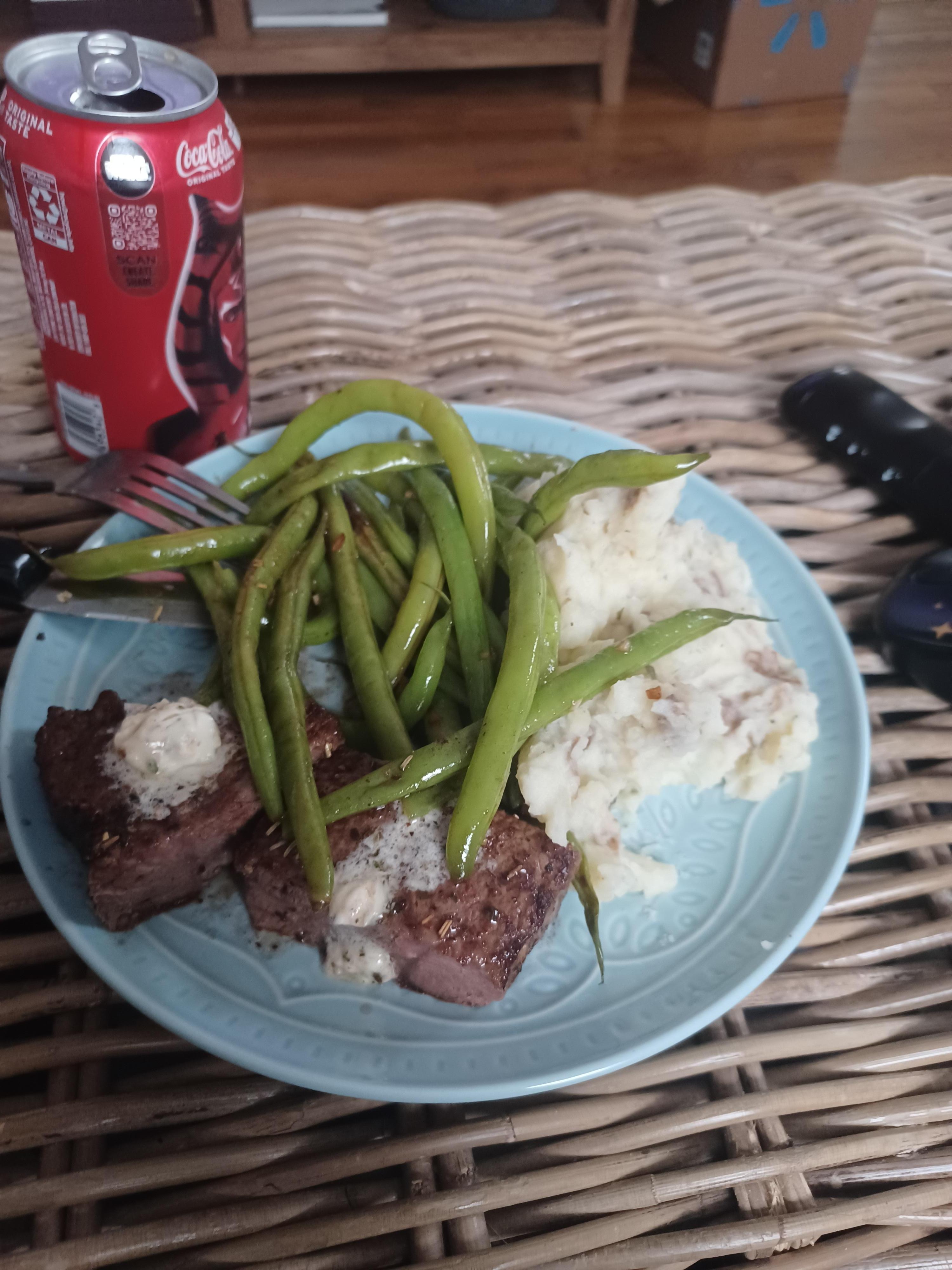 One of the meals cooked while staying here!