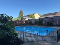 No sun protection as pictured on VRBO site