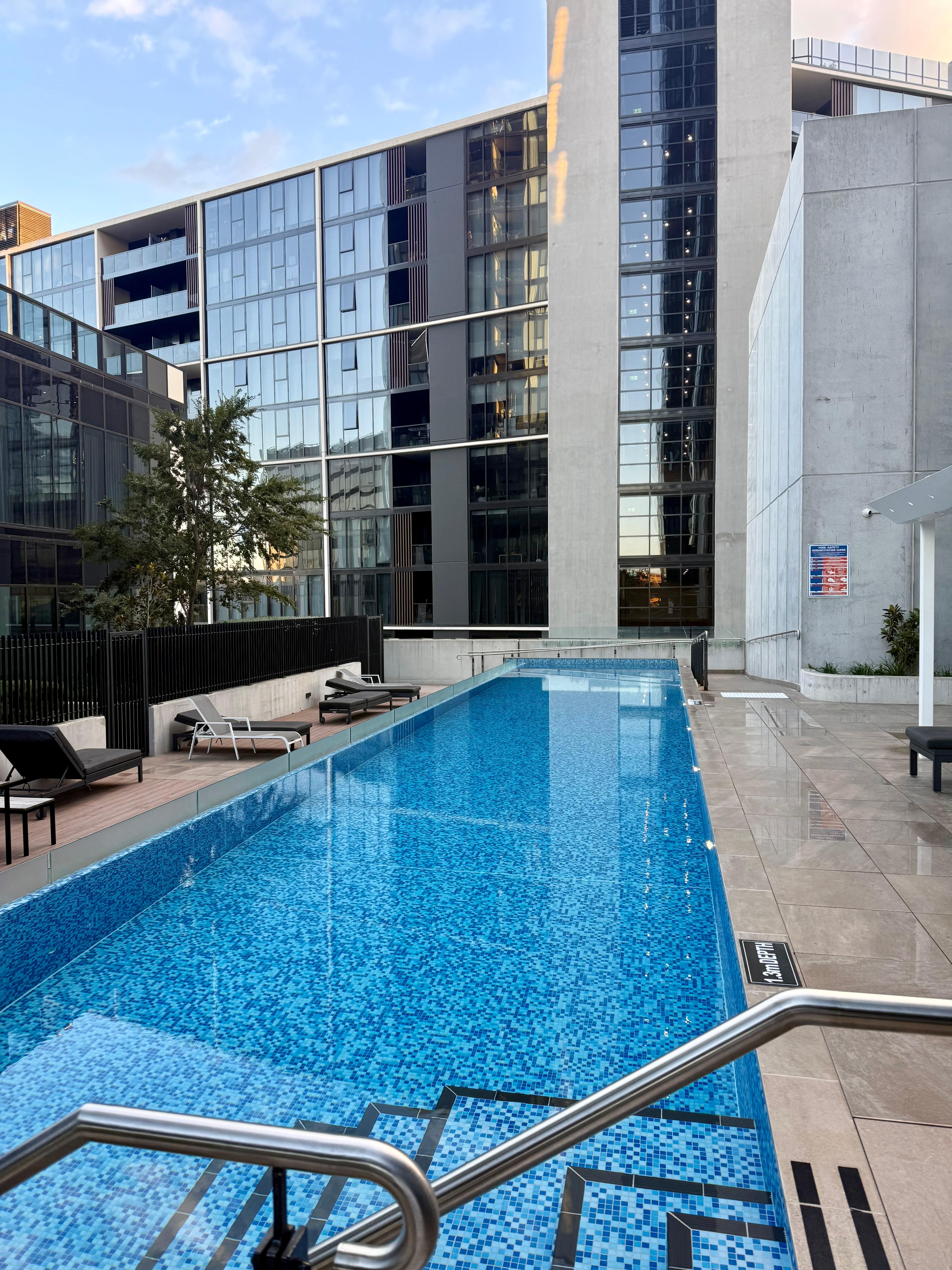 Lovely warm clean pool.