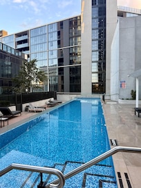 Lovely warm clean pool.