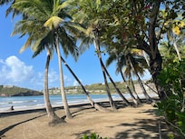 The beach at La Sagesse