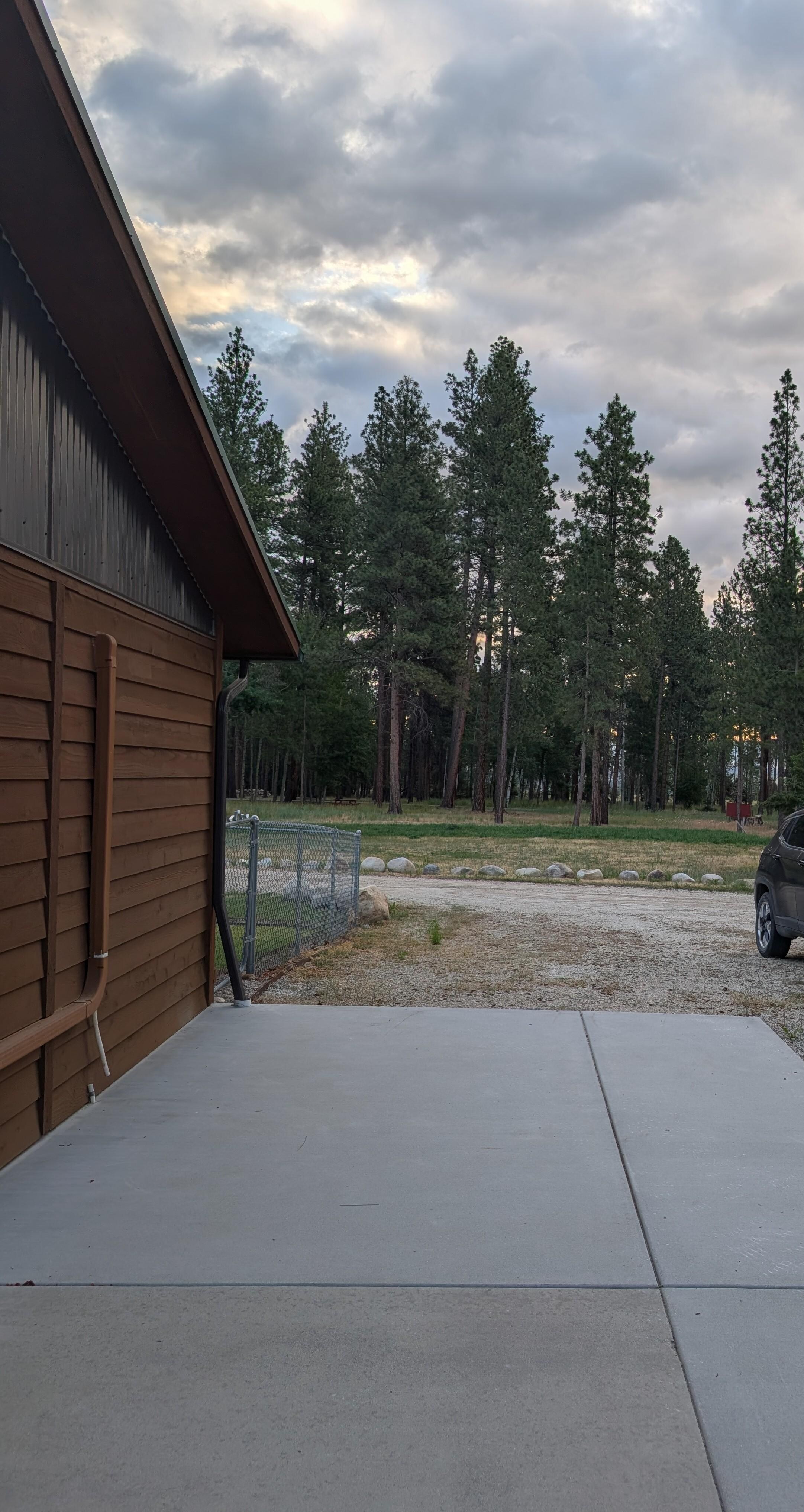 Property looking north 