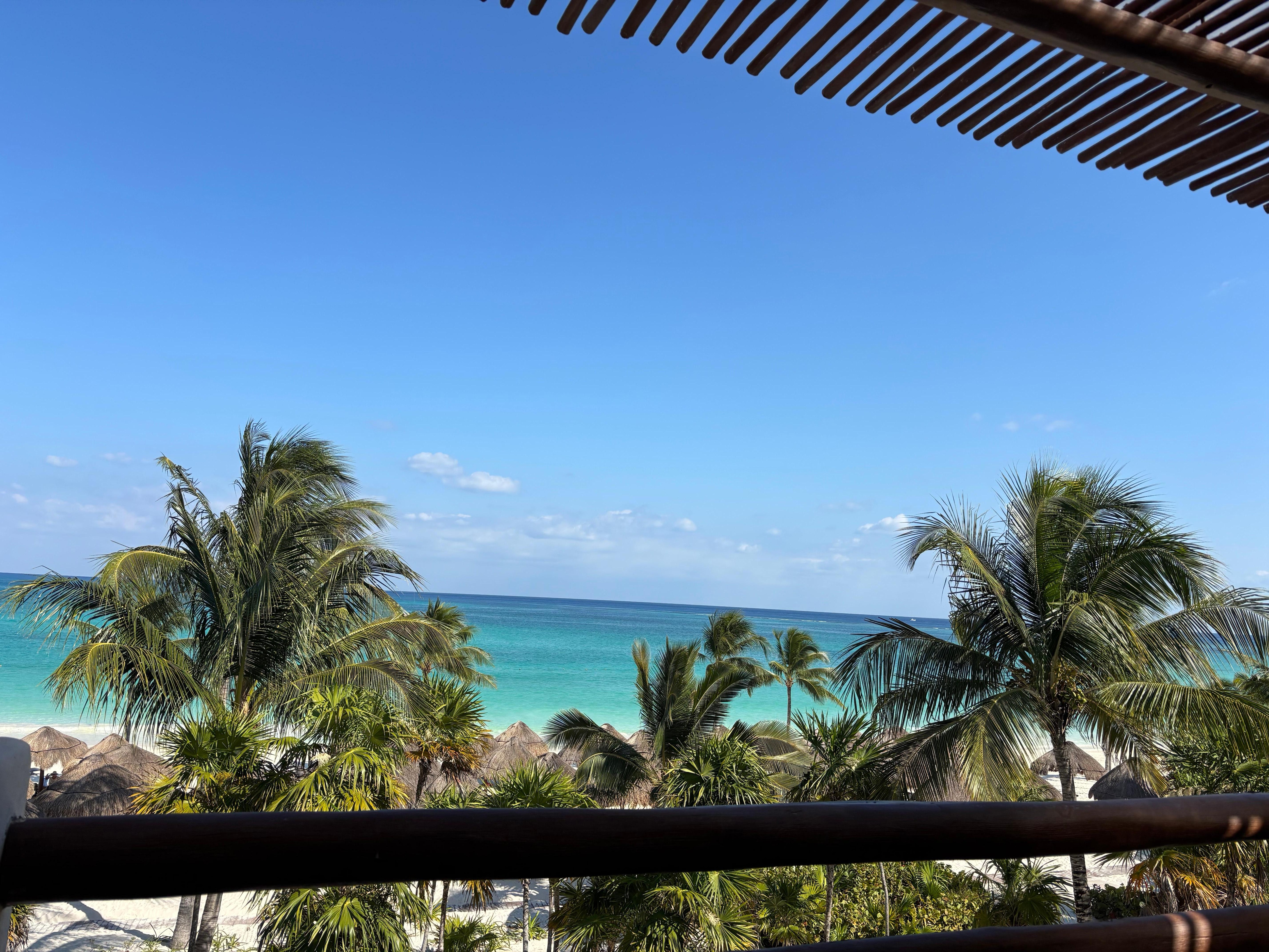 View from 2731, preferred beachfront honeymoon suite . 