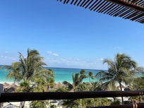 View from 2731, preferred beachfront honeymoon suite .