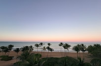 Sunset from the balcony.