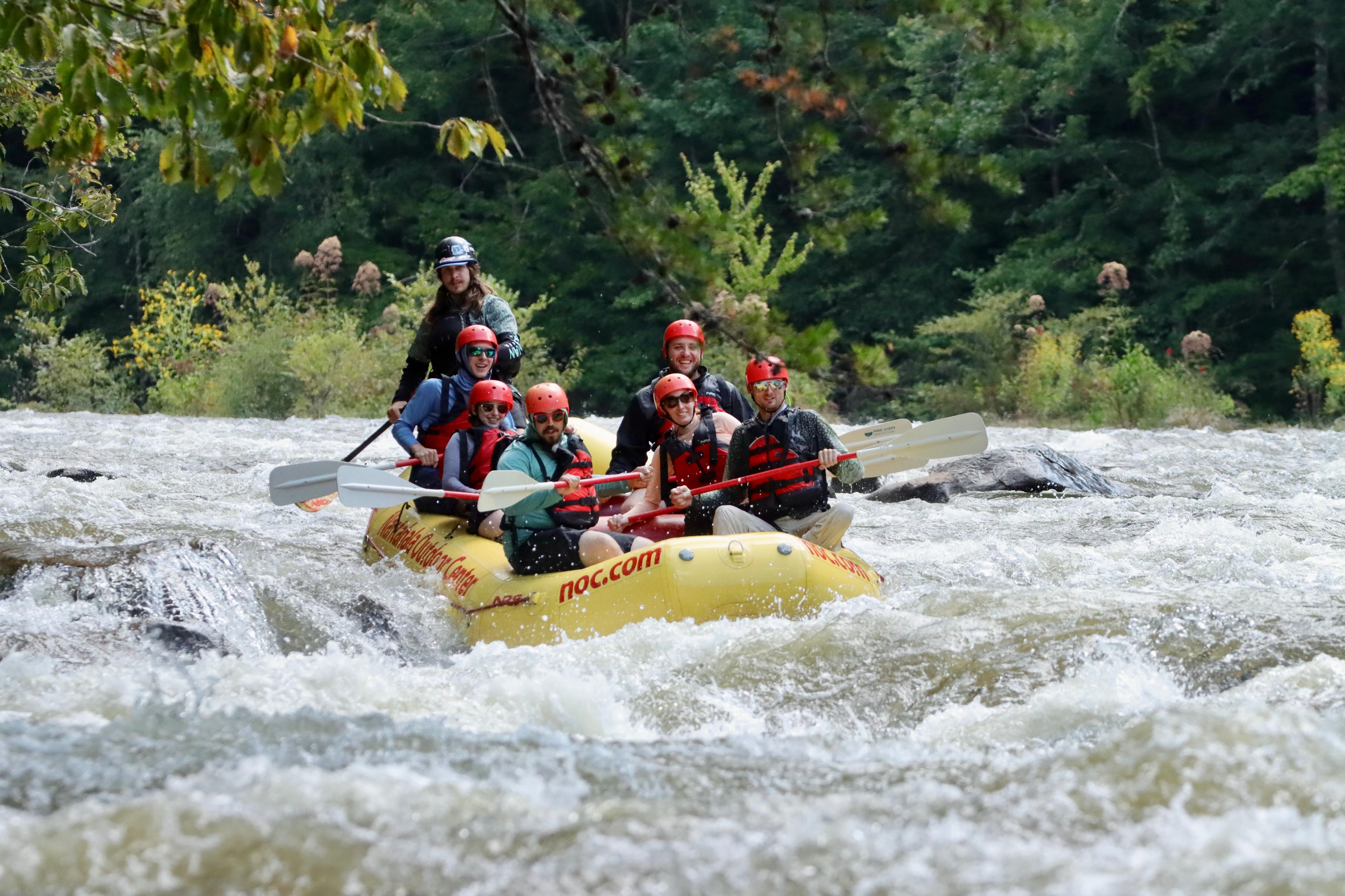 White water rafting with Nantahala Outdoor Center! If your guide is Nick, you’re in for a treat 😝! 