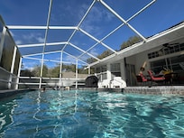 Pool view from the pool!