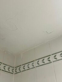 Cracked ceiling