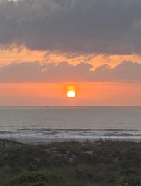 Sunrise from the master suite deck.