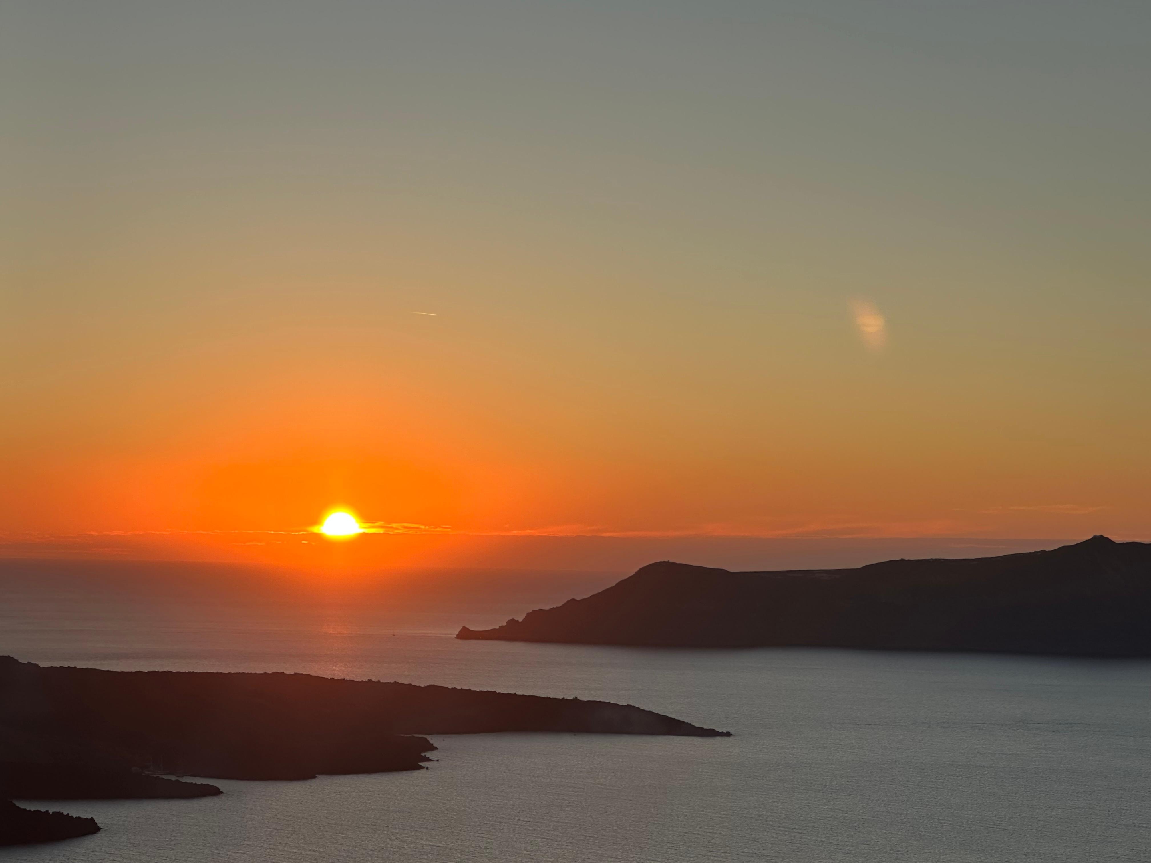 Sunset in Fira
