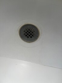 Dirty shower/drain