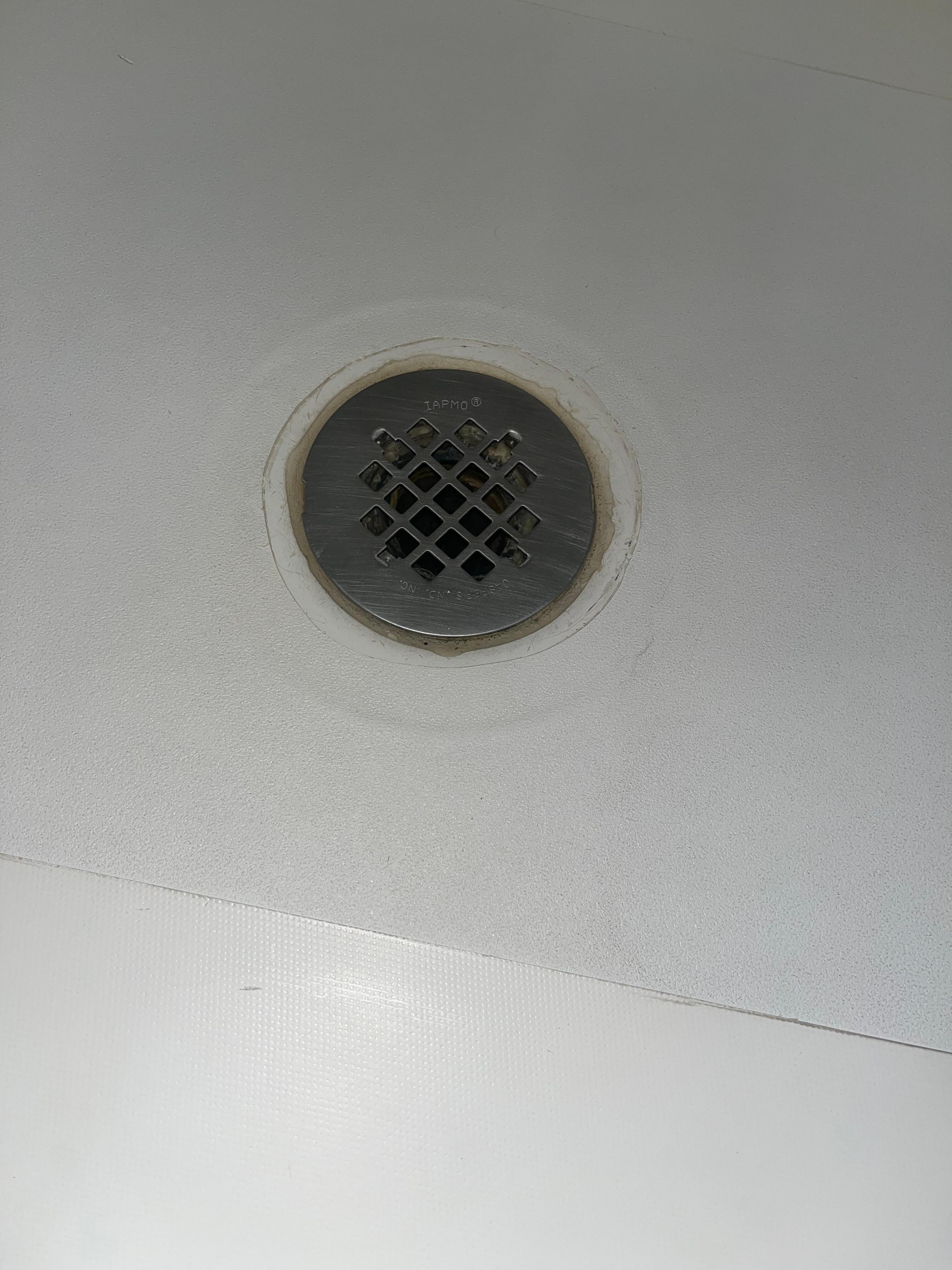 Dirty shower/drain
