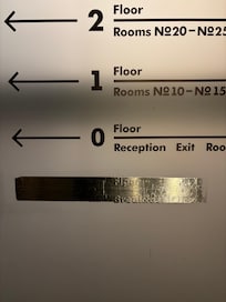 Breaksfast is at the -1 floor? And reception?