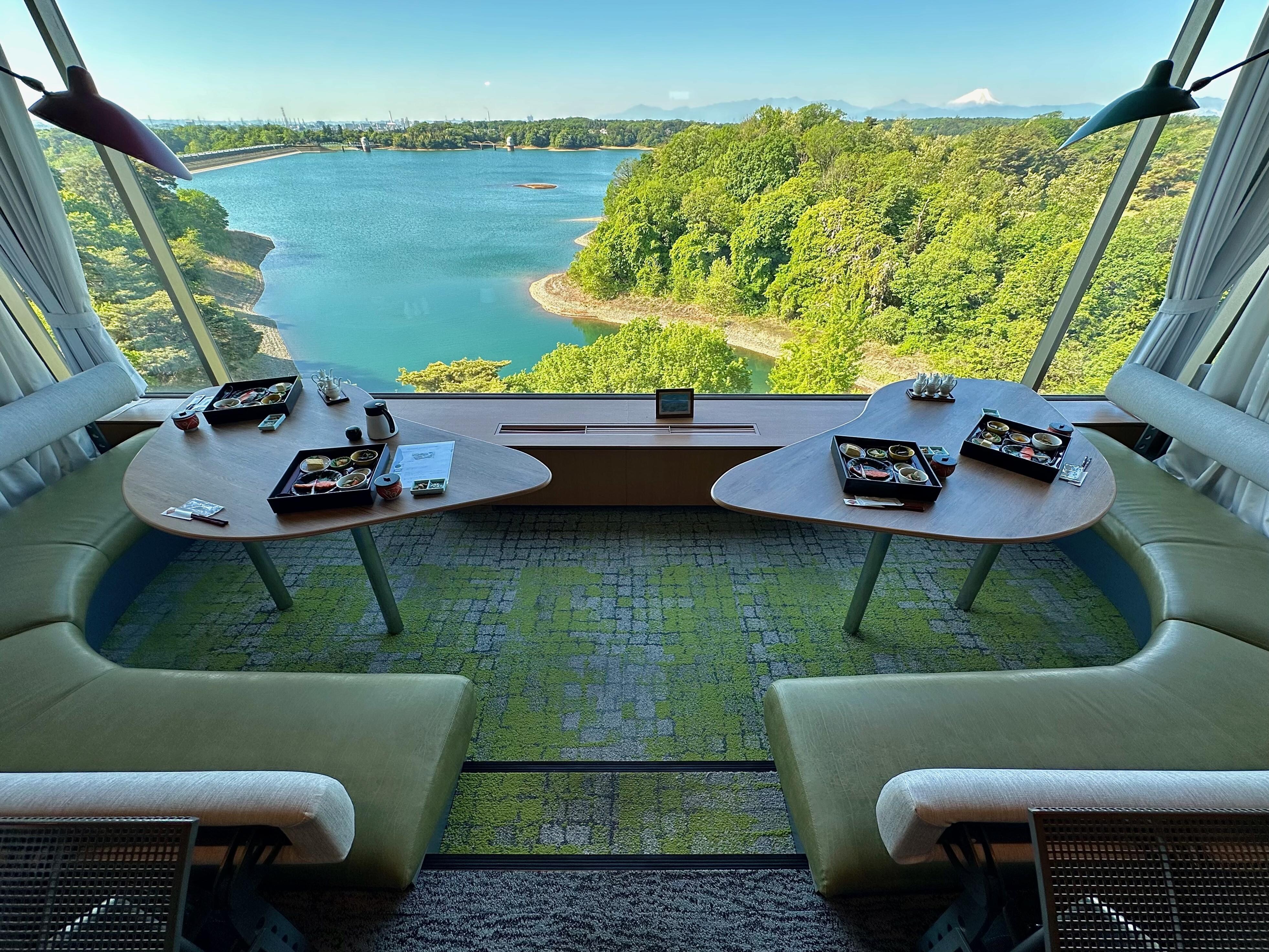 Kikusuitei breakfast view