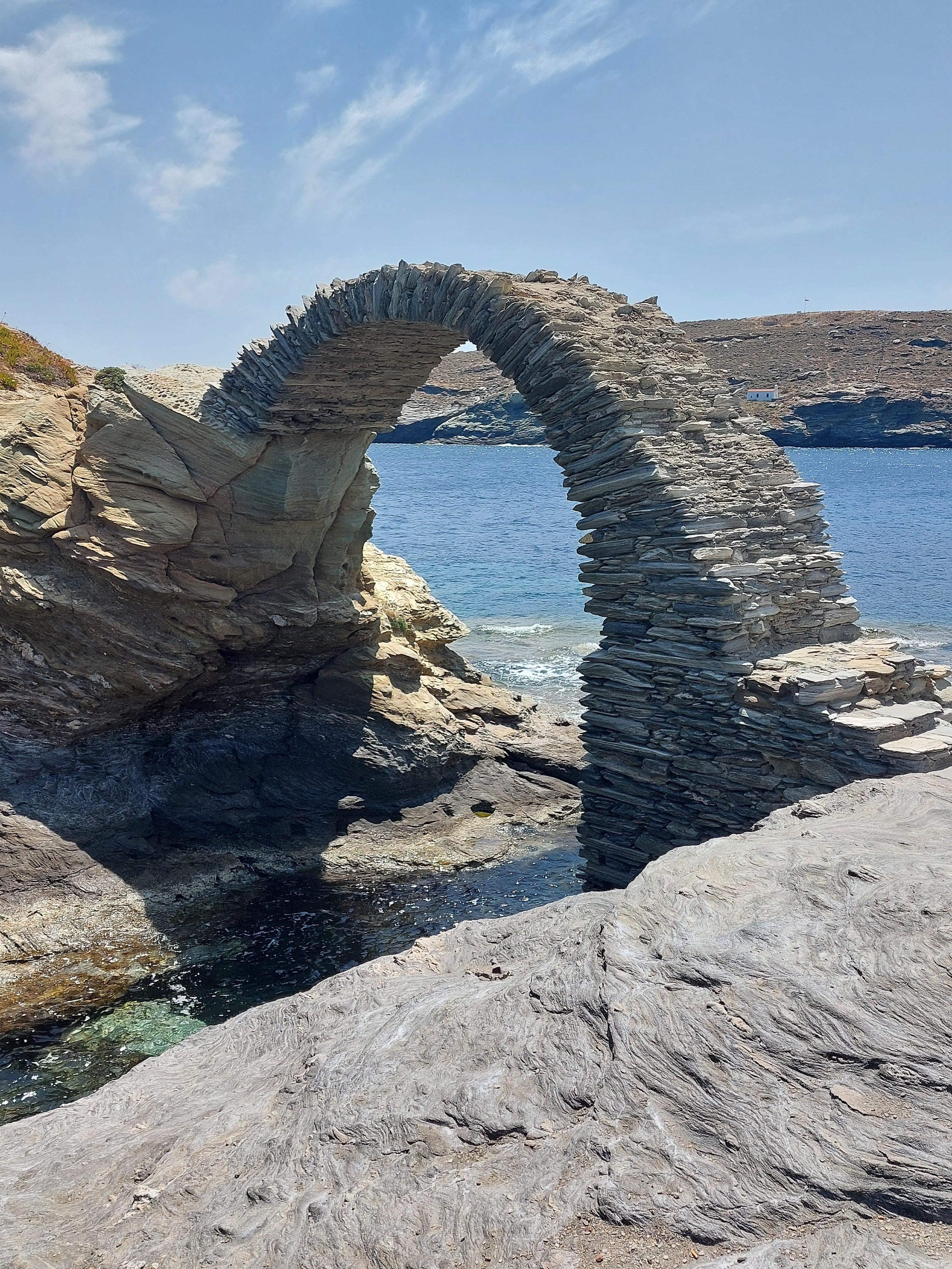 The bridge to the ruin of the castle - not for the faint hearted