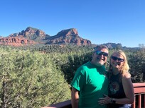 First day when we arrived we immediately went out onto the deck to take in the gorgeous views!