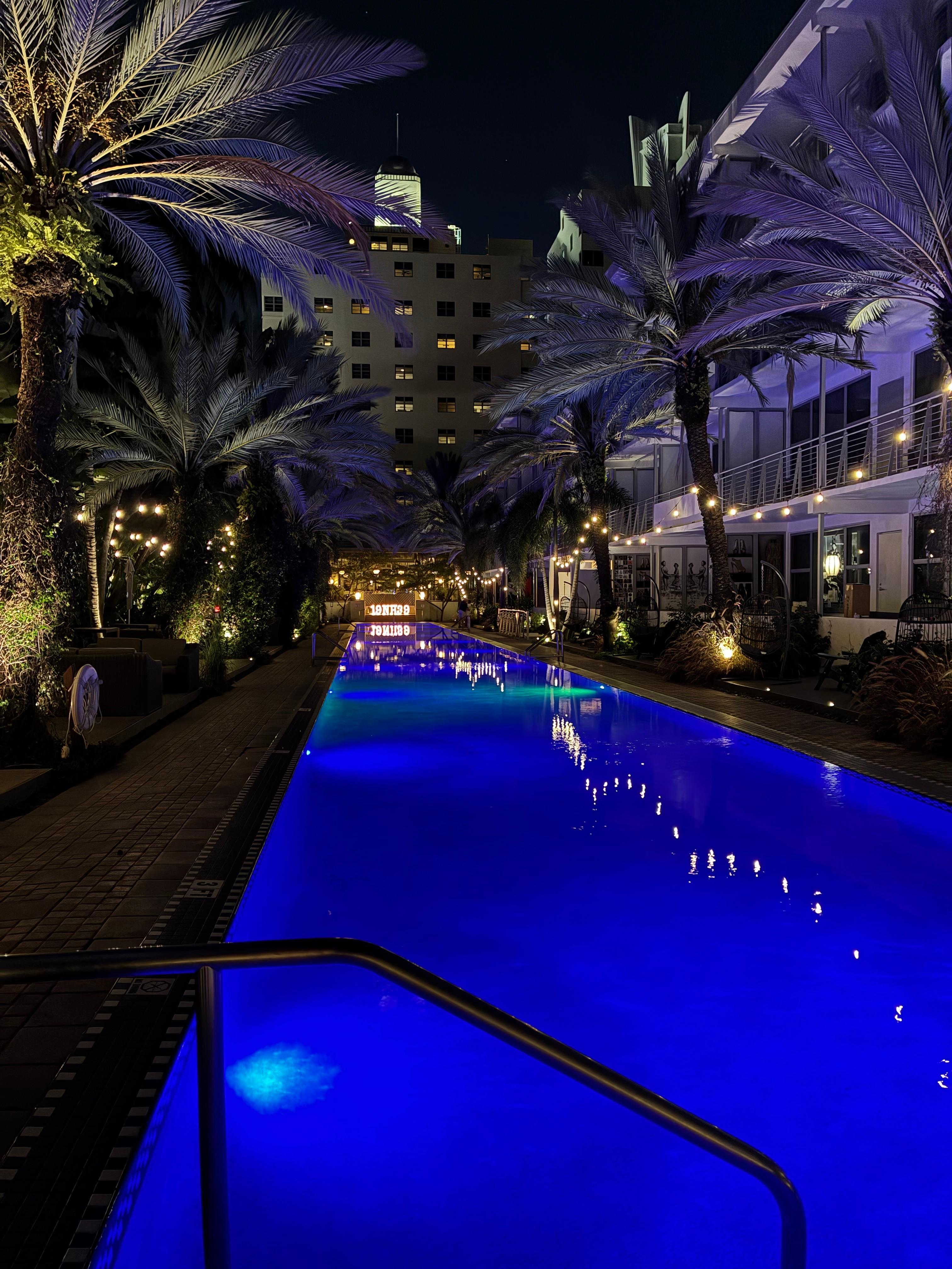 Pool and bar