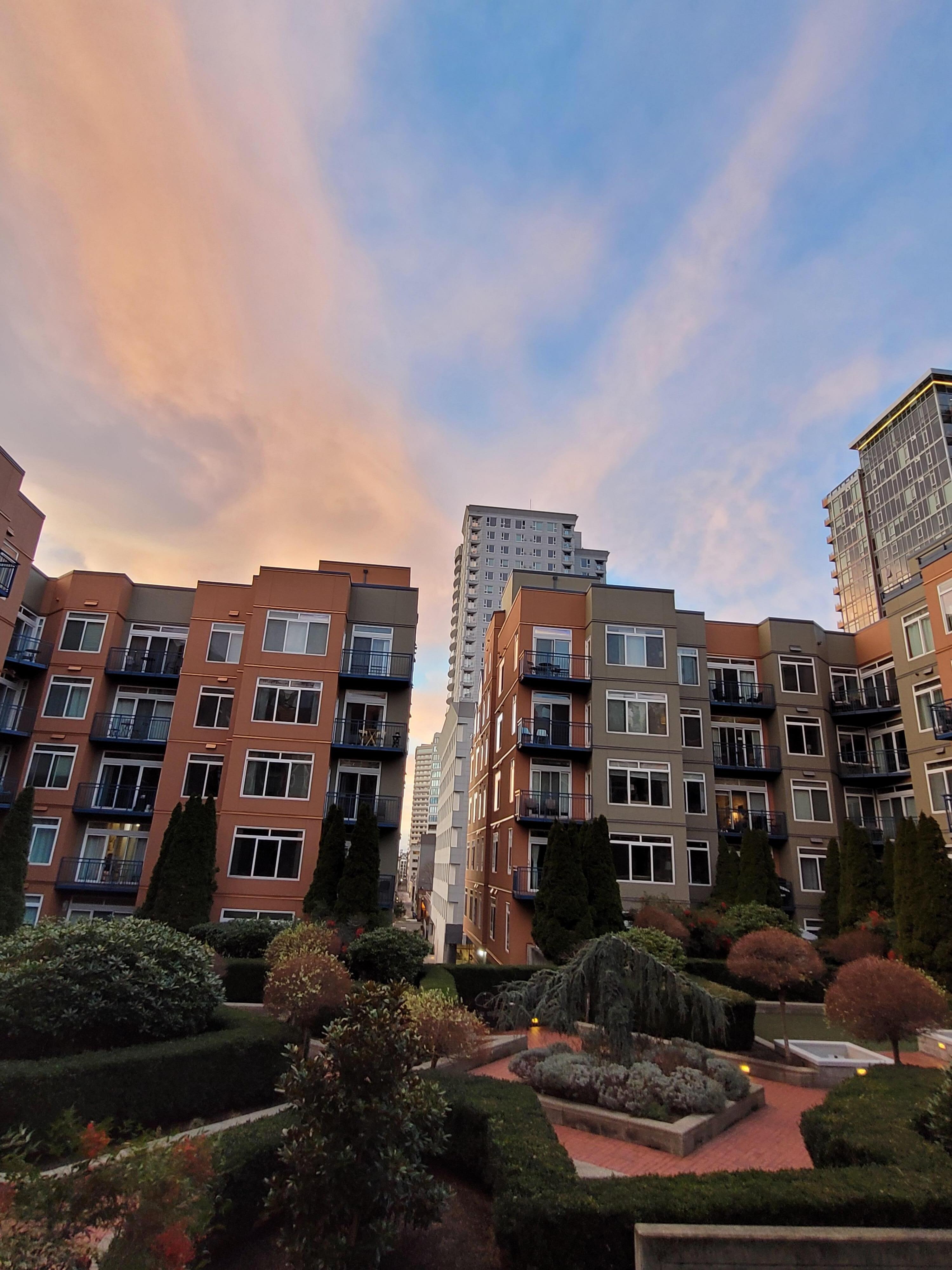 Court yard below unit