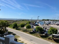 View from the balcony. Fun to watch the marina activities.