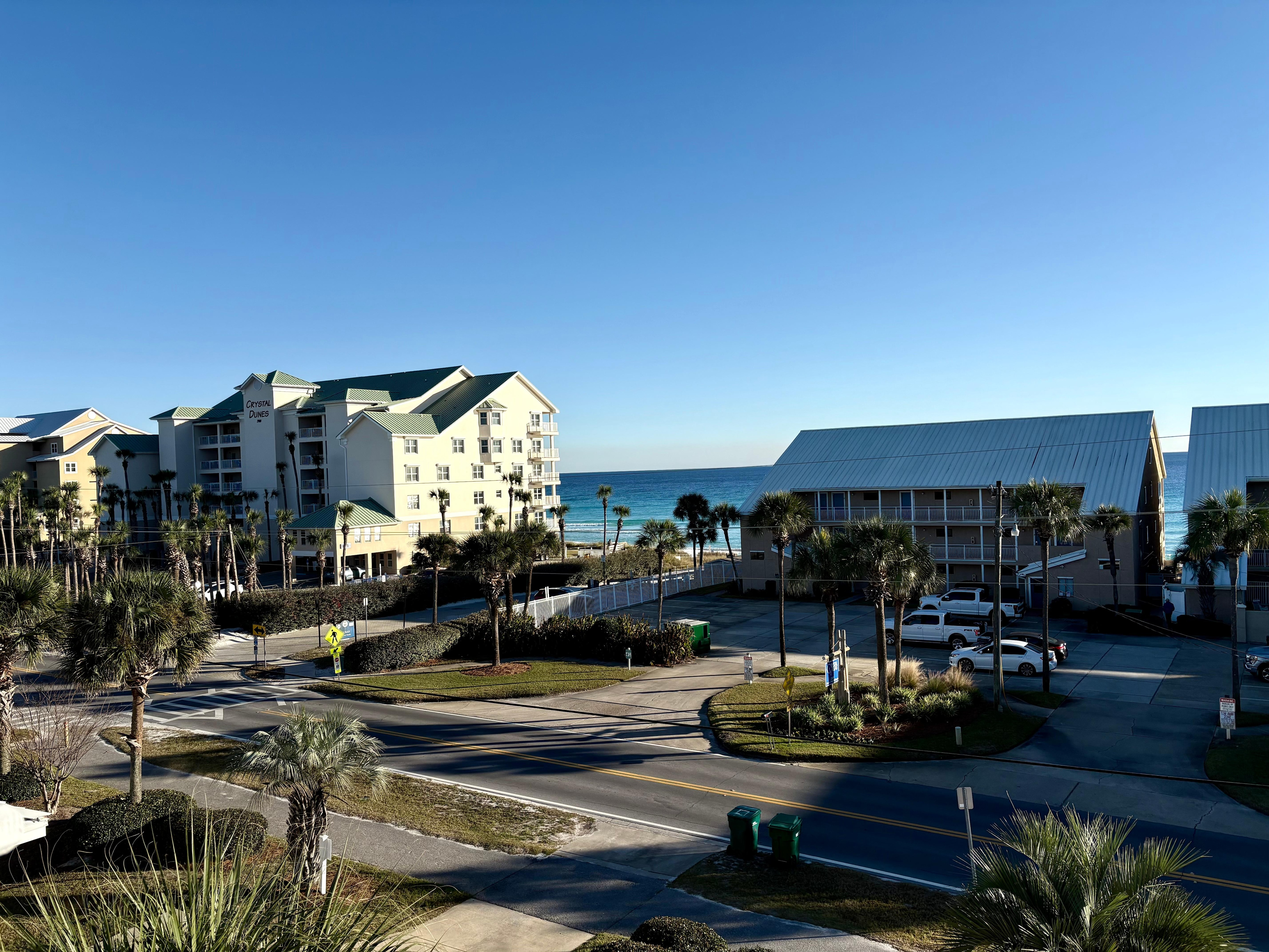 View from top level patio