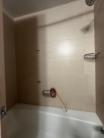 Shower rail off