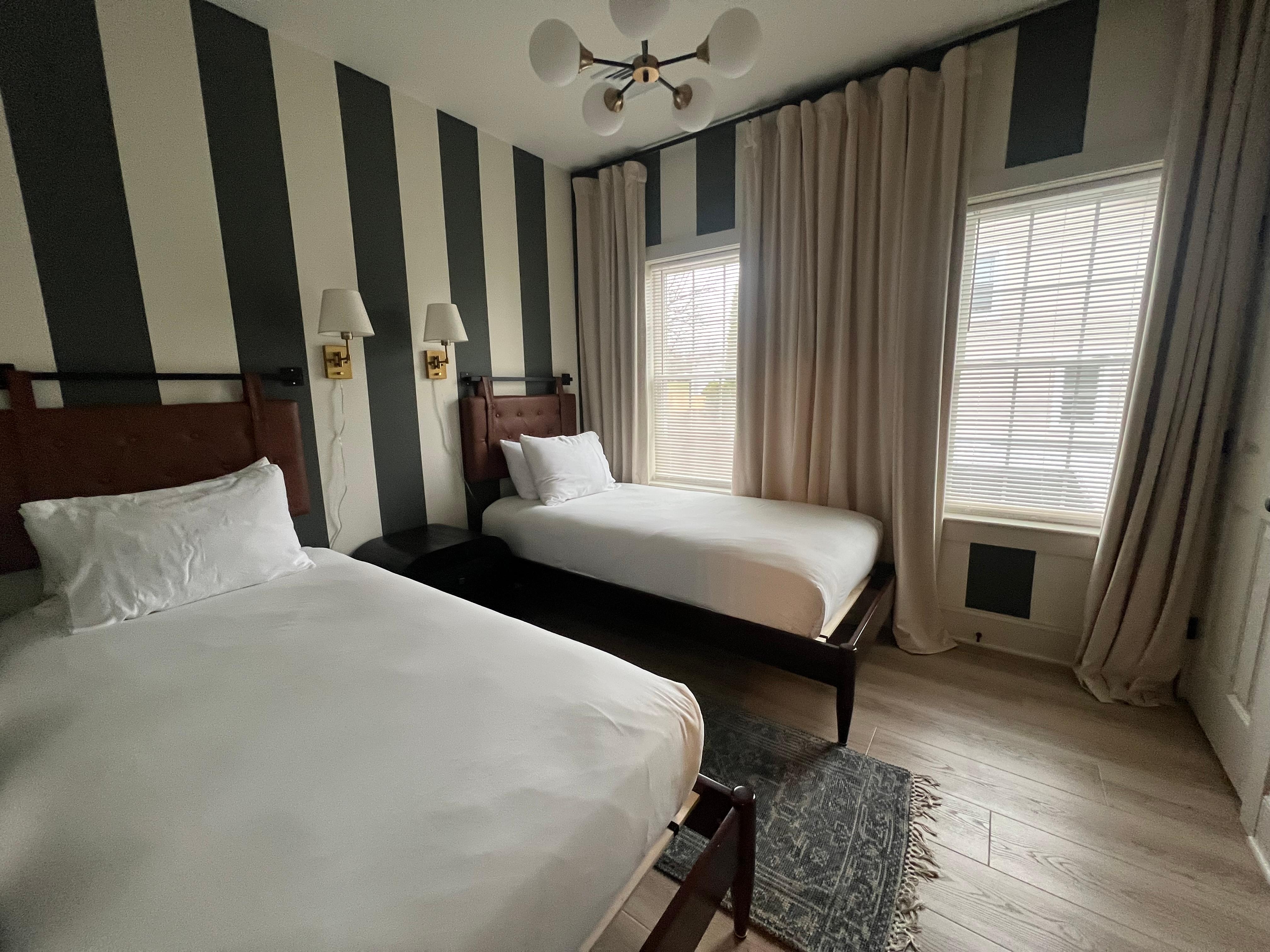 One of the beautifully decorated bedrooms 