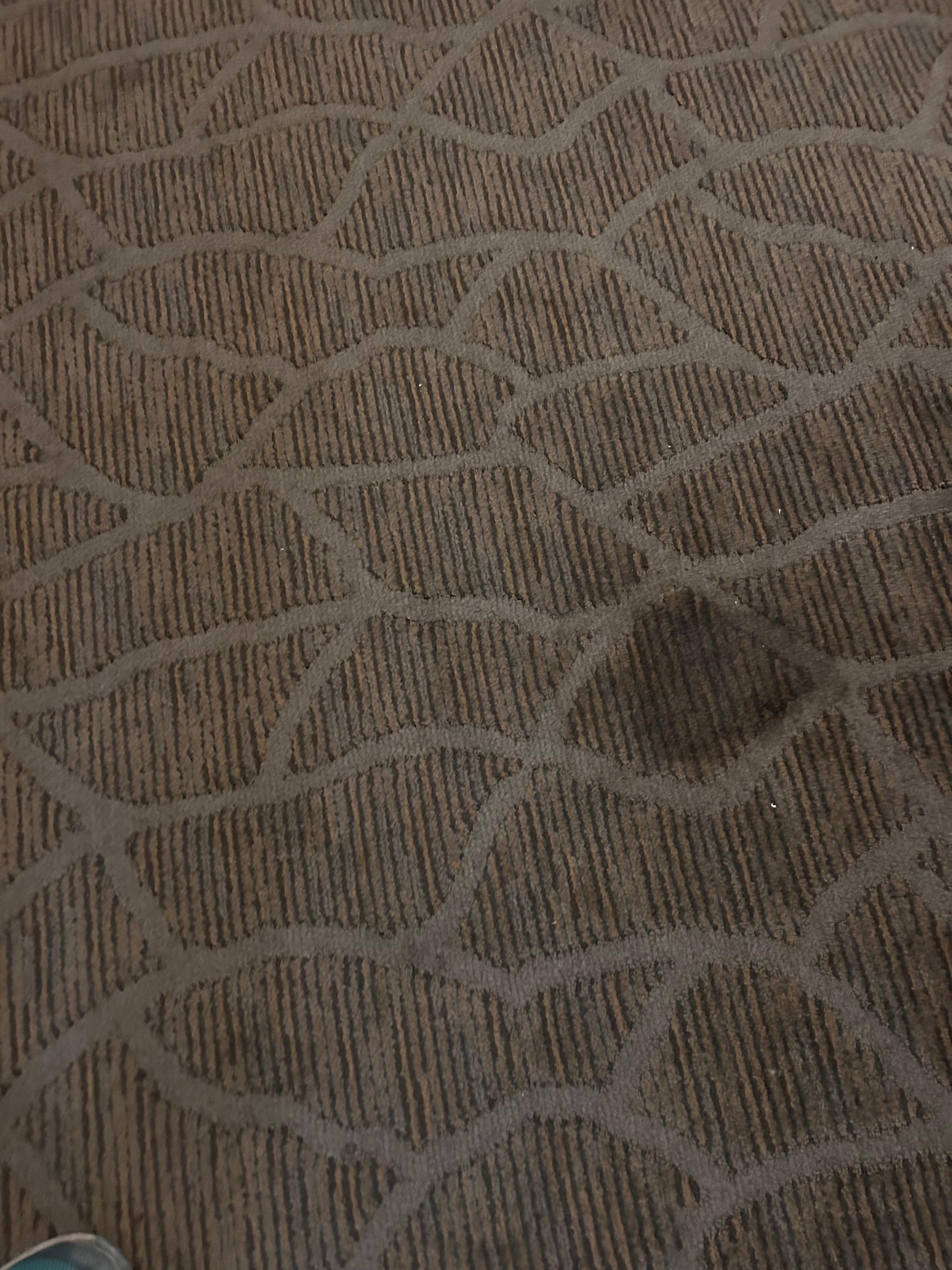 Second carpet stain