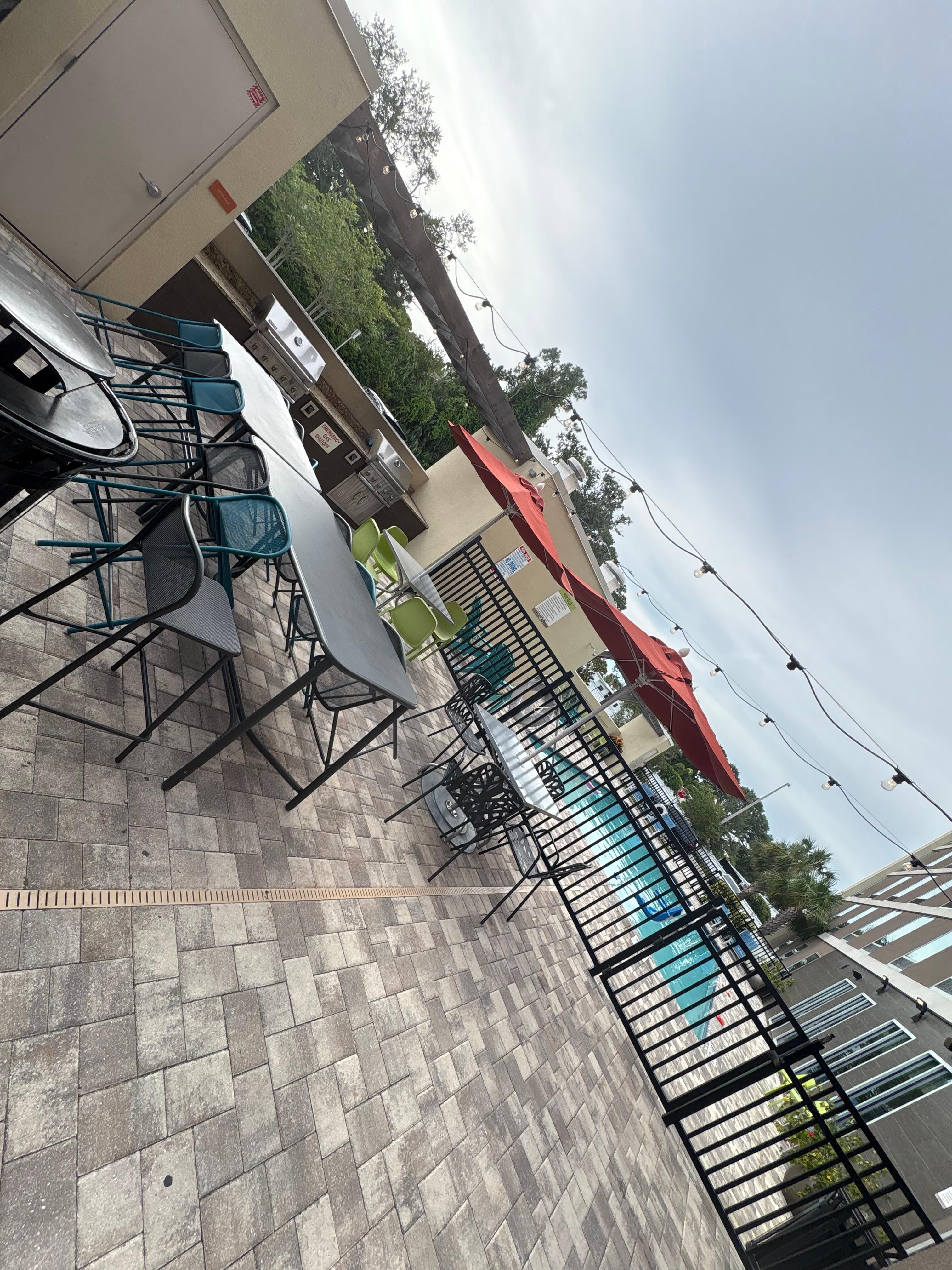 Pool area 