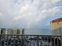 Rainbow from balcony