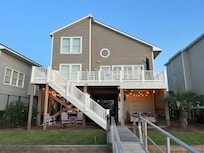 House from the water.
