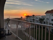 Sunrise from the balcony