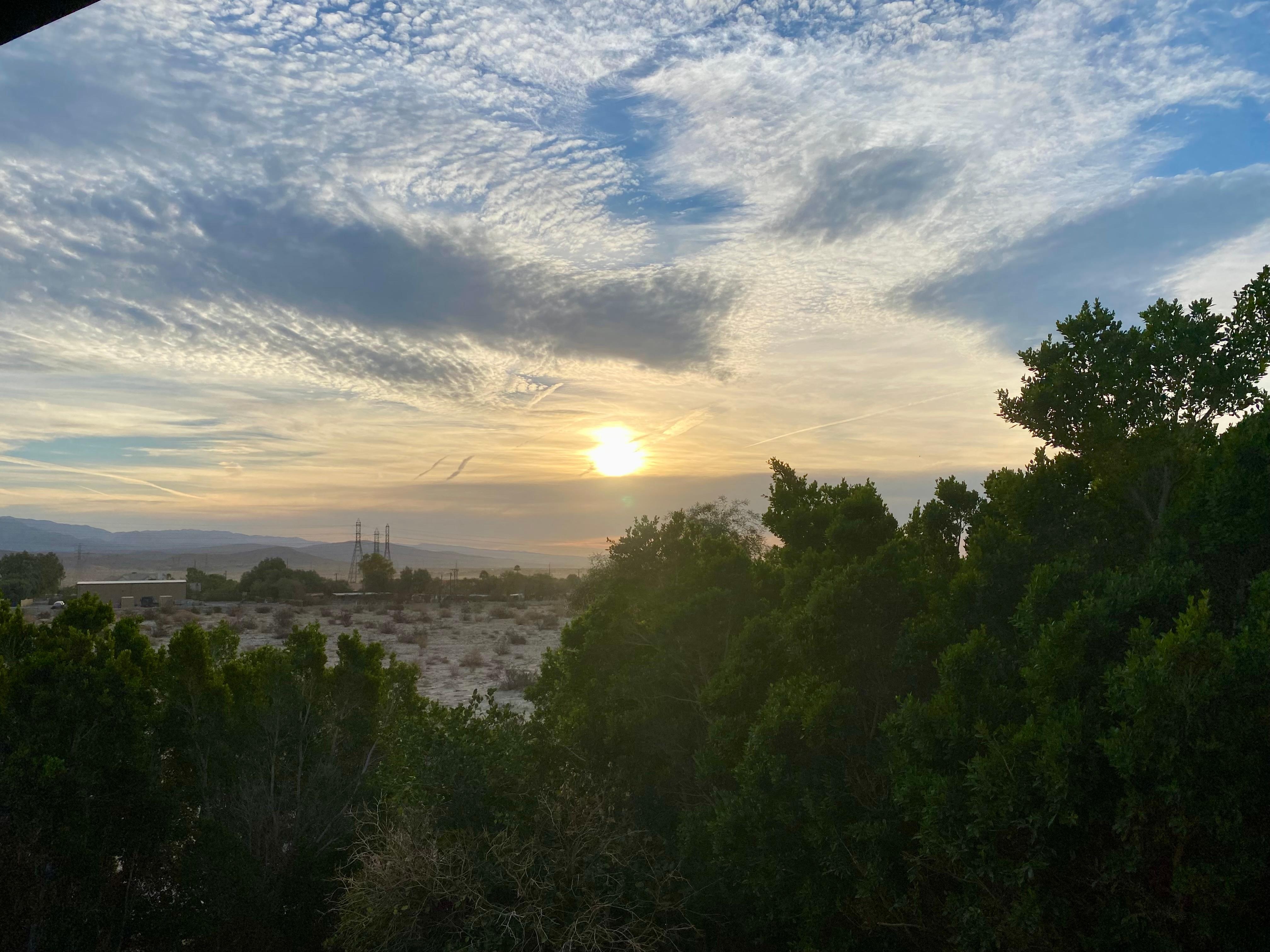 From balcony in casita