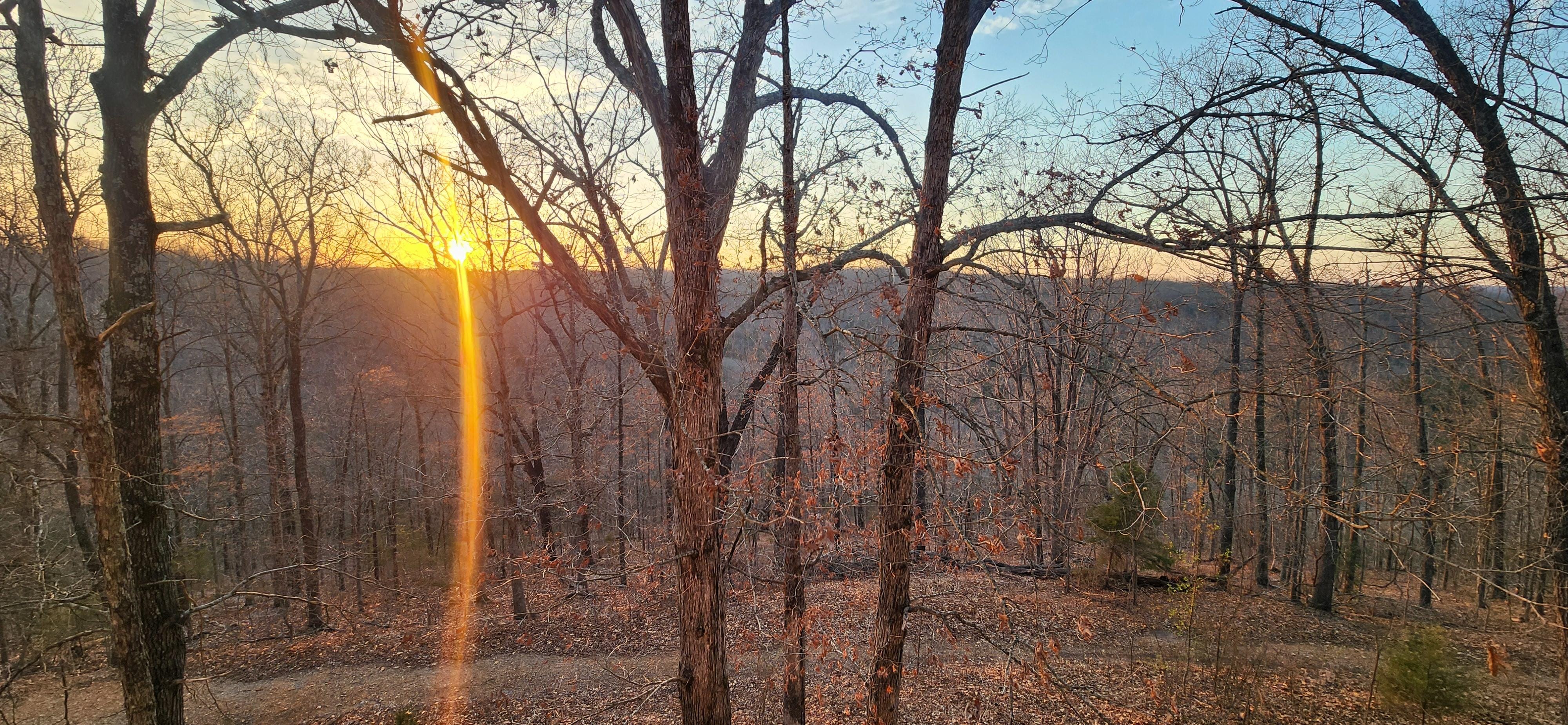 Sunset off the back deck