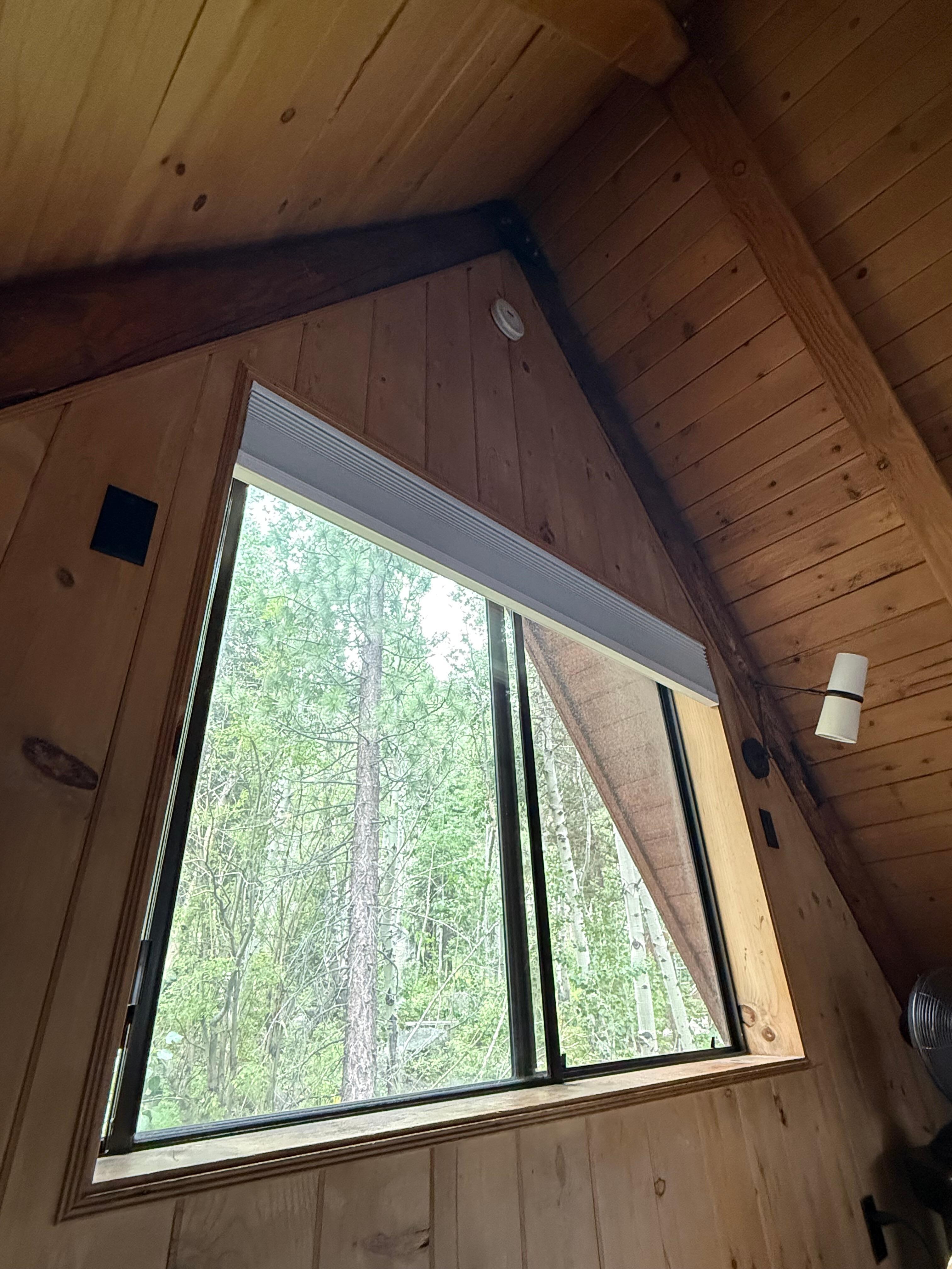 View from bed in the loft 