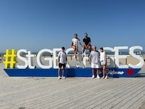 The beach near Royan.