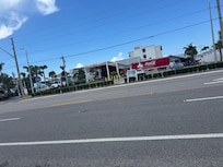 Dunkin’ Donuts across the street