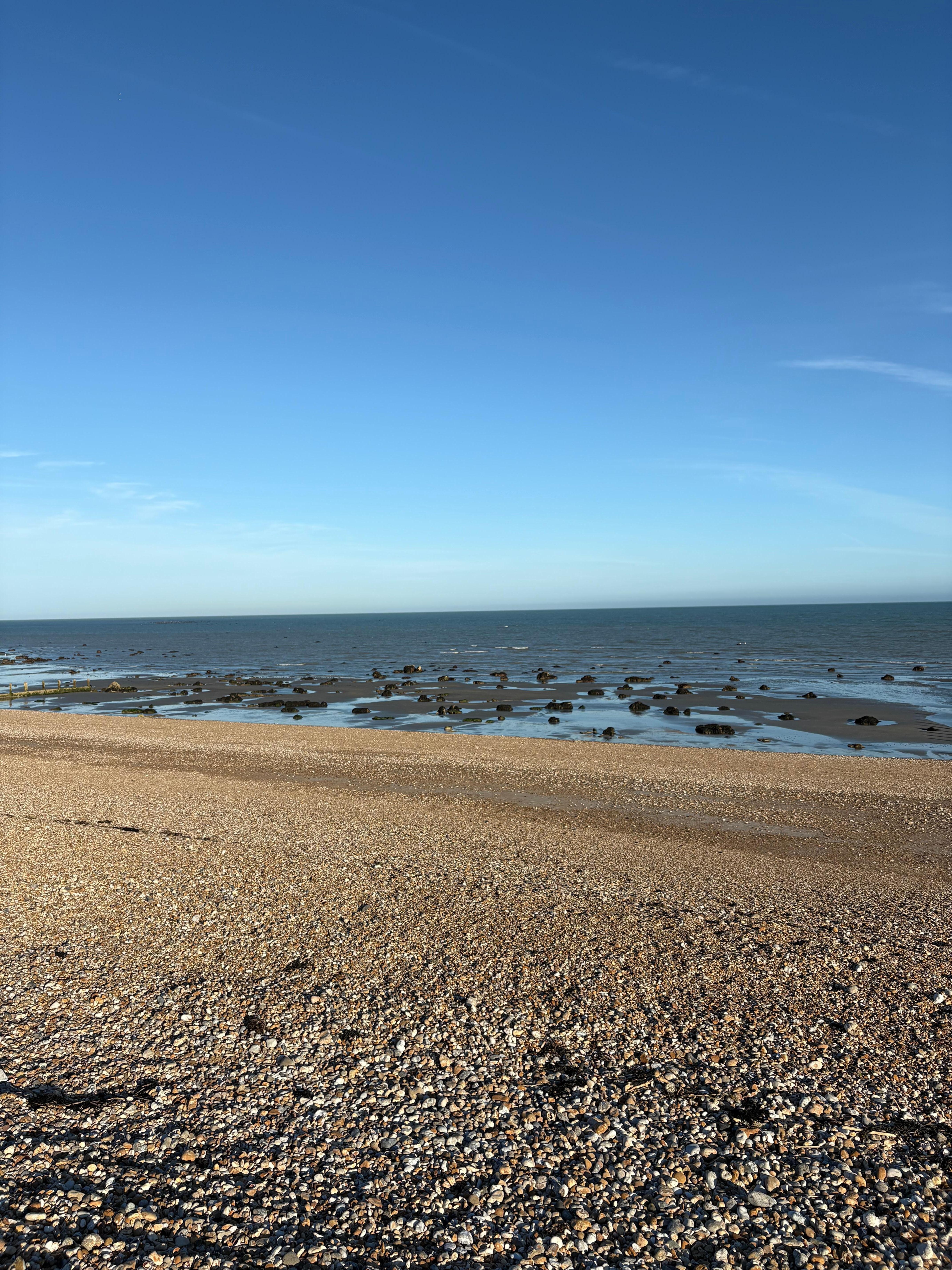 The beach