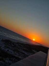 Sunset view from room