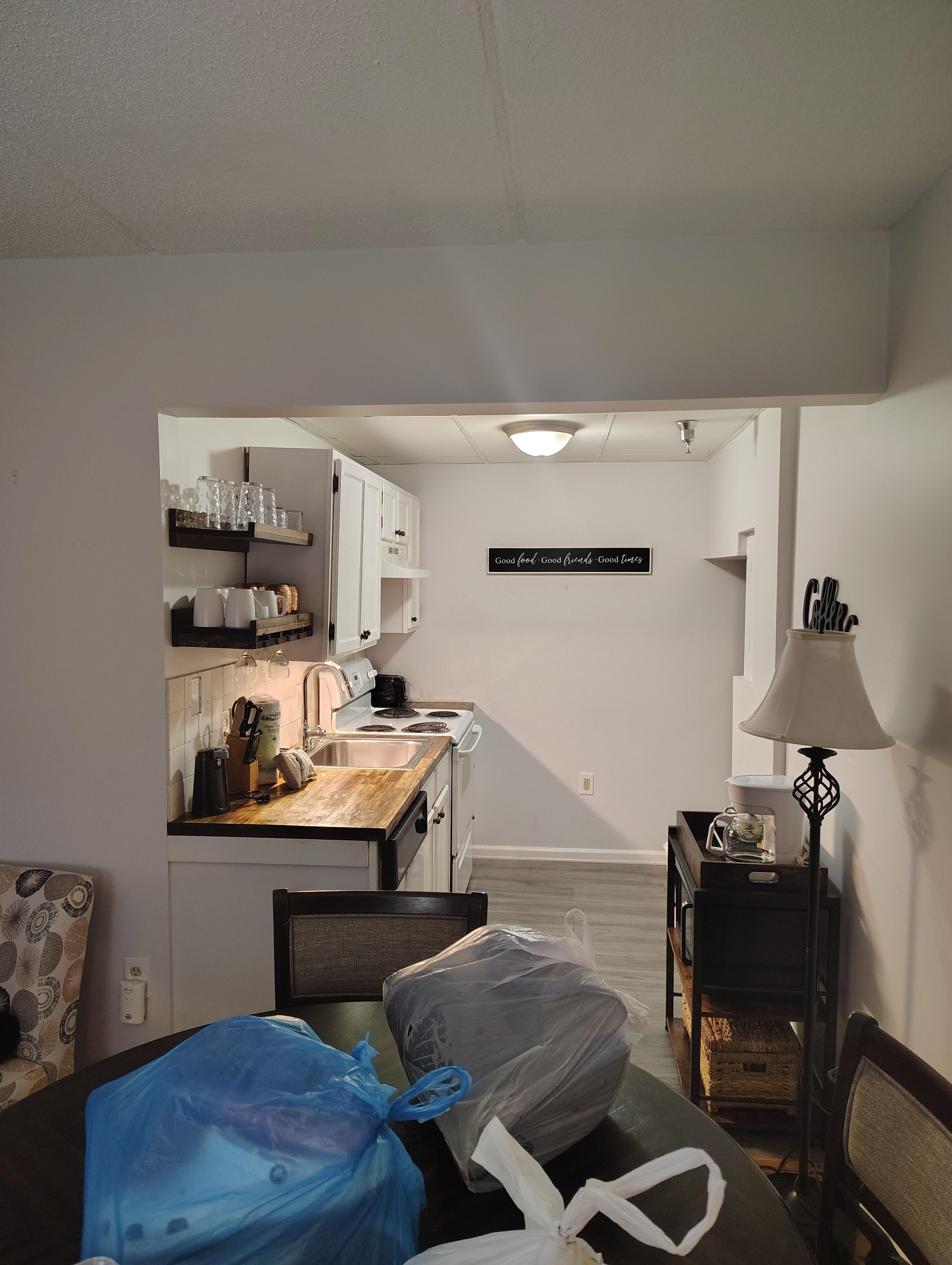 View of kitchen